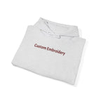 EMBROIDERED Custom Text (Light Colors/Shades) Unisex Hoodies