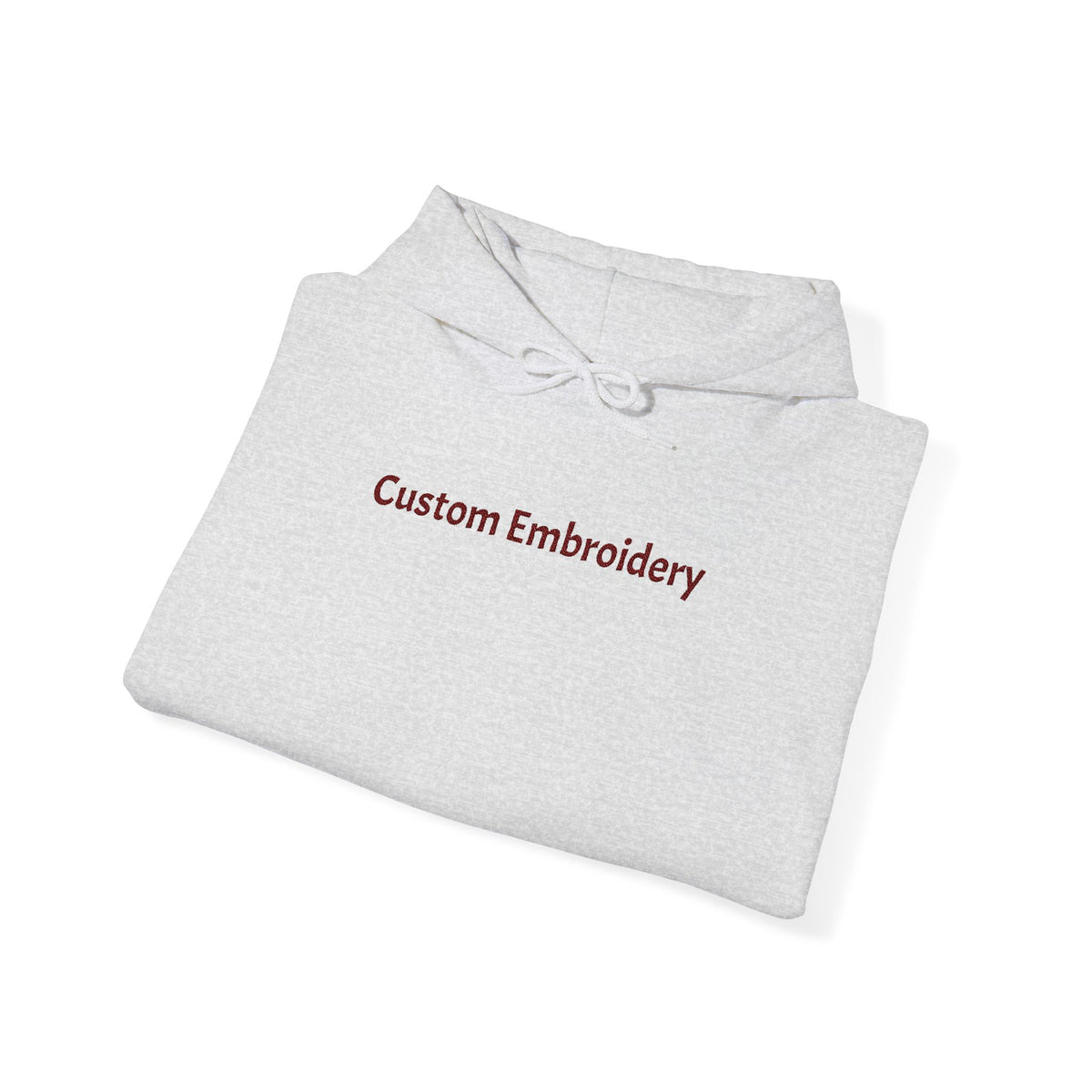 EMBROIDERED Custom Text (Light Colors/Shades) Unisex Hoodies