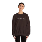 EMBROIDERED Custom Text (Dark Colors/Shades) Pullover Sweatshirts