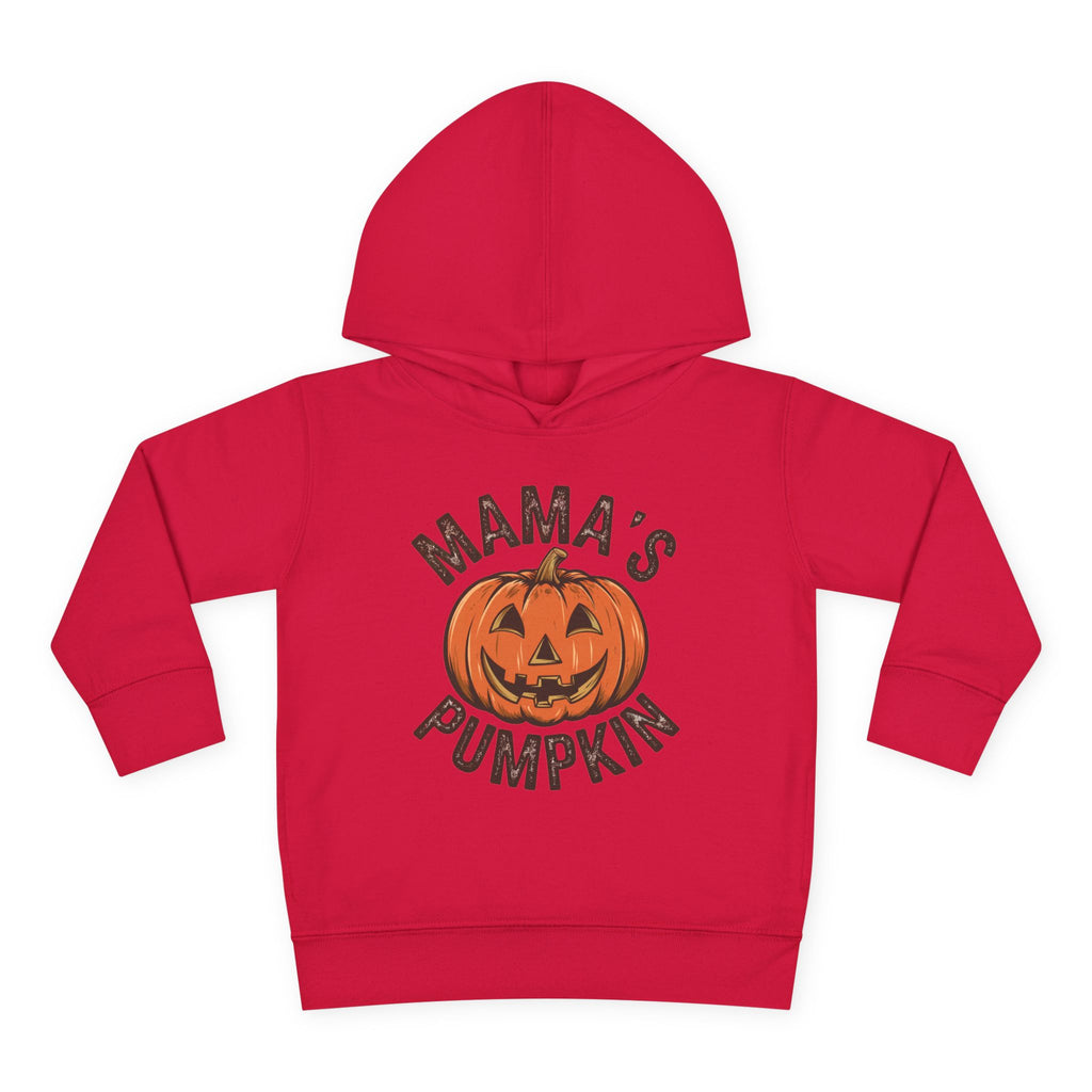 Toddler Hoodie — "Mama's Pumpkin" Halloween Jack-o'-Lantern Pullover