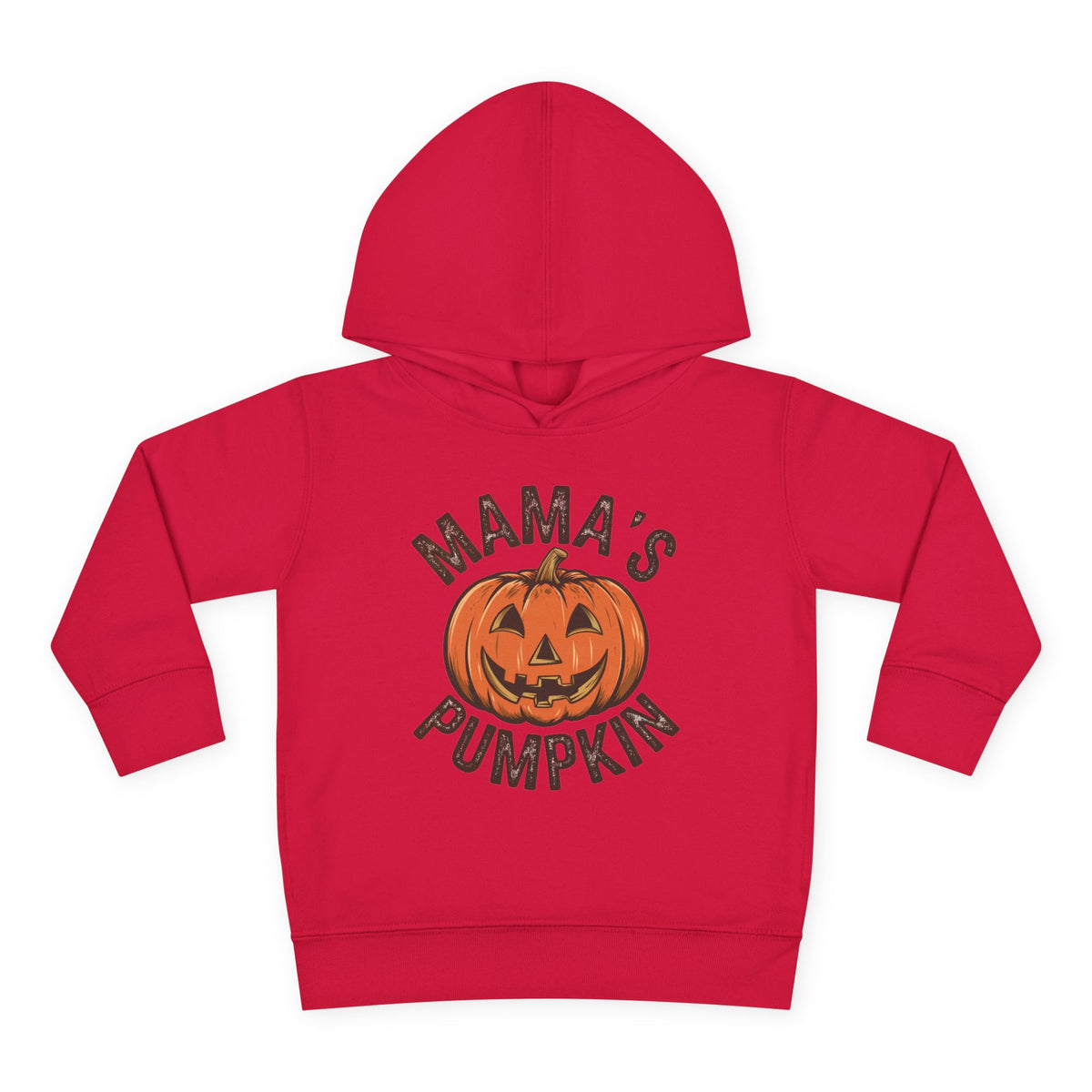 Toddler Hoodie — "Mama's Pumpkin" Halloween Jack-o'-Lantern Pullover