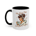 Coffee Mug — "My Alone Time Is for Everyone's Safety" Retro Woman Accent Mug