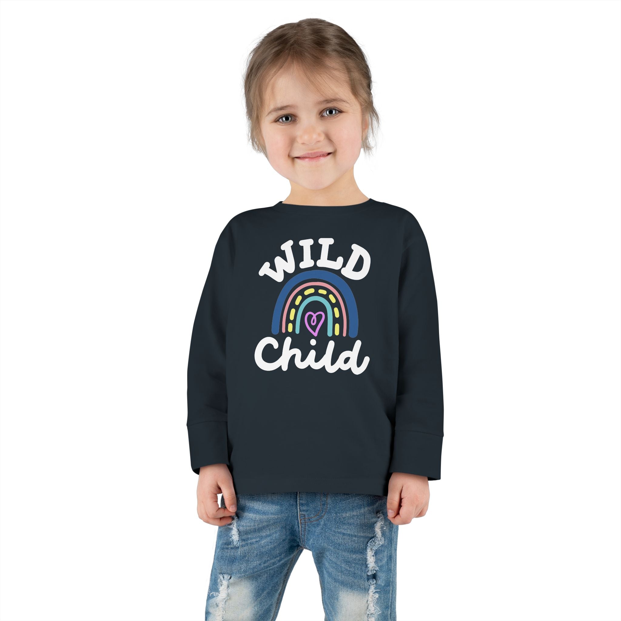 Wild Child — Toddler Long Sleeve Tee for Boys & Girls