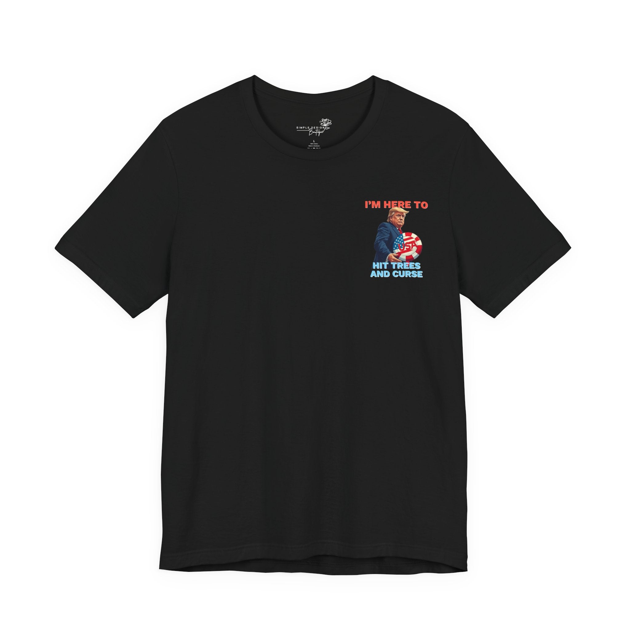 Trump Golf T-Shirt — Funny Political Golf Tee