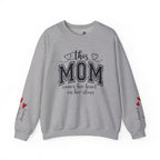 Mom Sweatshirt — Personalized Kids' Names on the Sleeve