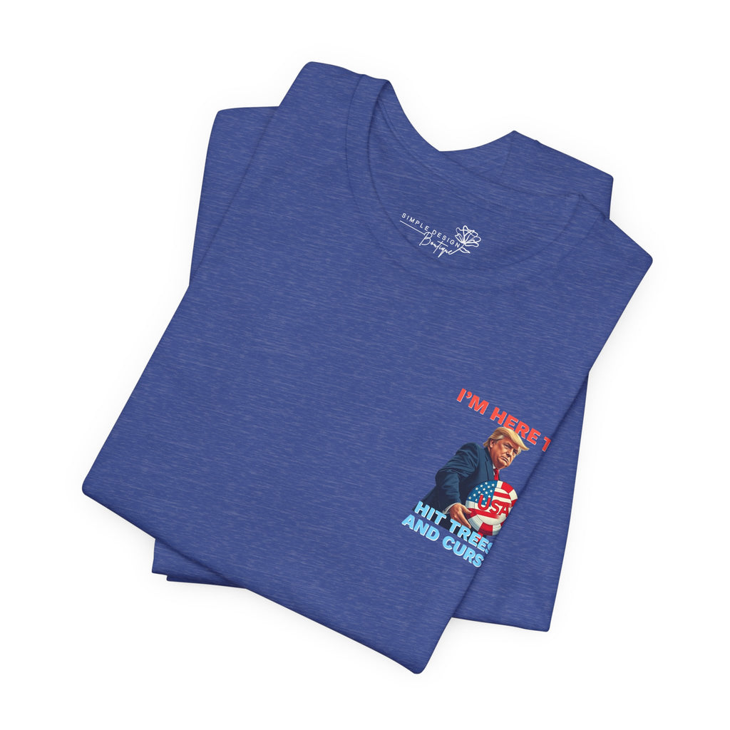 Trump Golf T-Shirt — Funny Political Golf Tee