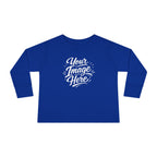 Toddler Long Sleeve Tee — Custom Image & Optional Text
