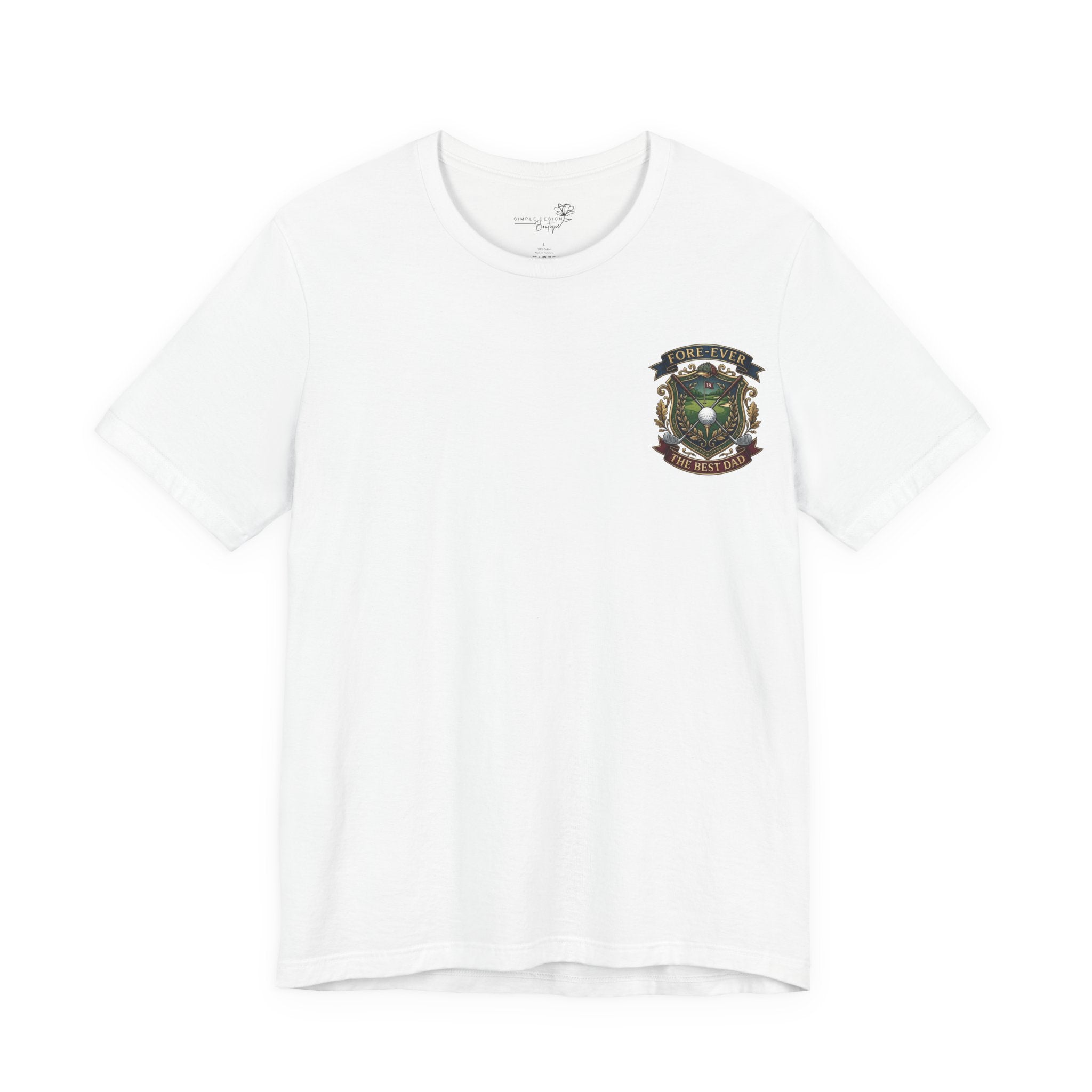 Fore-Ever the Best Dad — Golf Crest T-Shirt