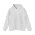 EMBROIDERED Custom Text (Light Colors/Shades) Unisex Hoodies
