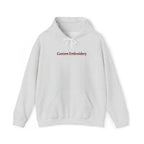 EMBROIDERED Custom Text (Light Colors/Shades) Unisex Hoodies