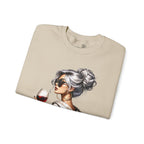 Wine Lover Crewneck Sweatshirt — Chic "You Are" Illustration