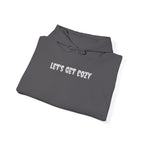 EMBROIDERED Let's Get Cozy Creepster Text - Cozy Hoodie