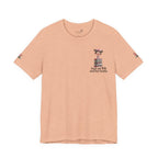 Just an RN and her books Unisex T-Shirt with imprinted sleeves - Print