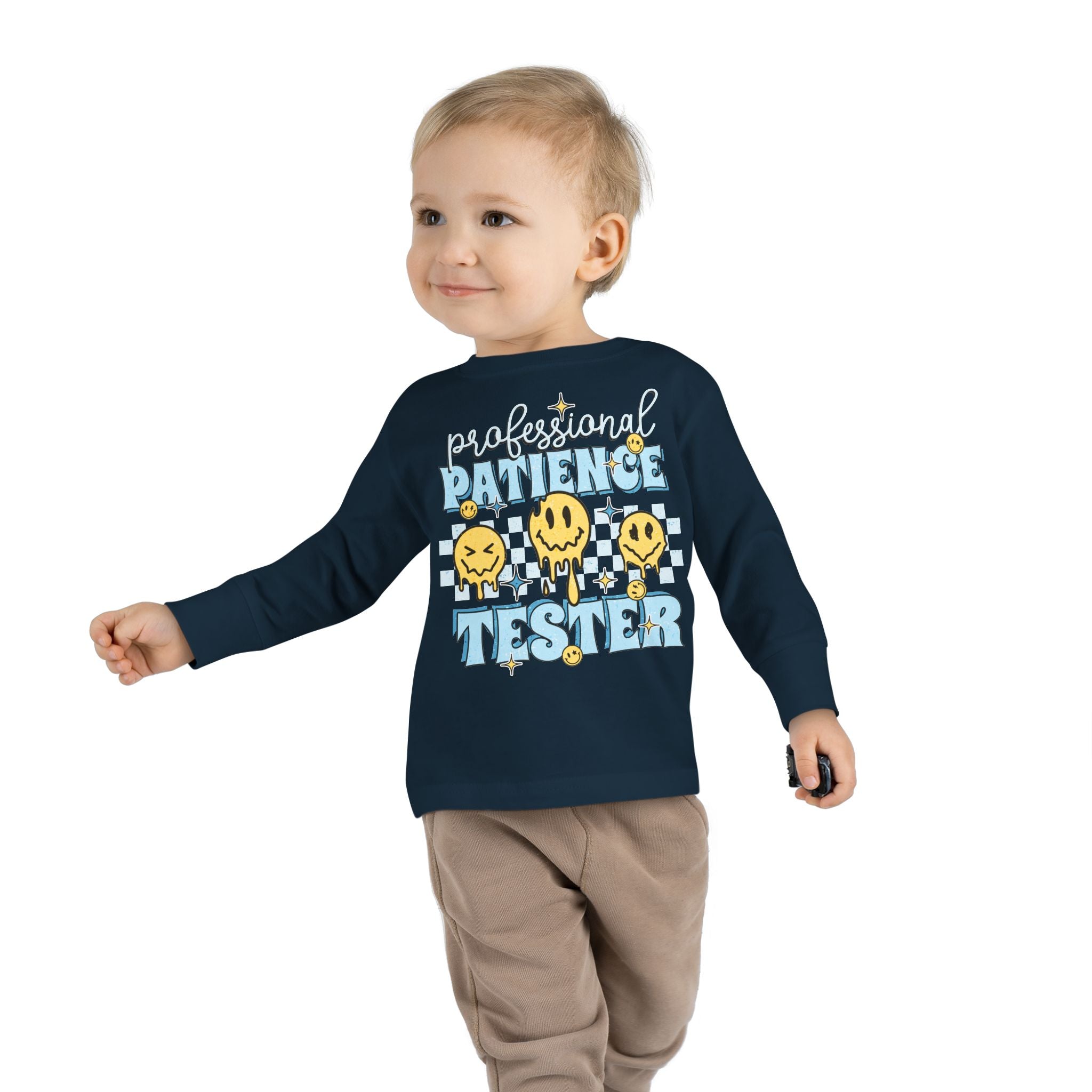 Professional Patience Tester Toddler Long Sleeve Tee