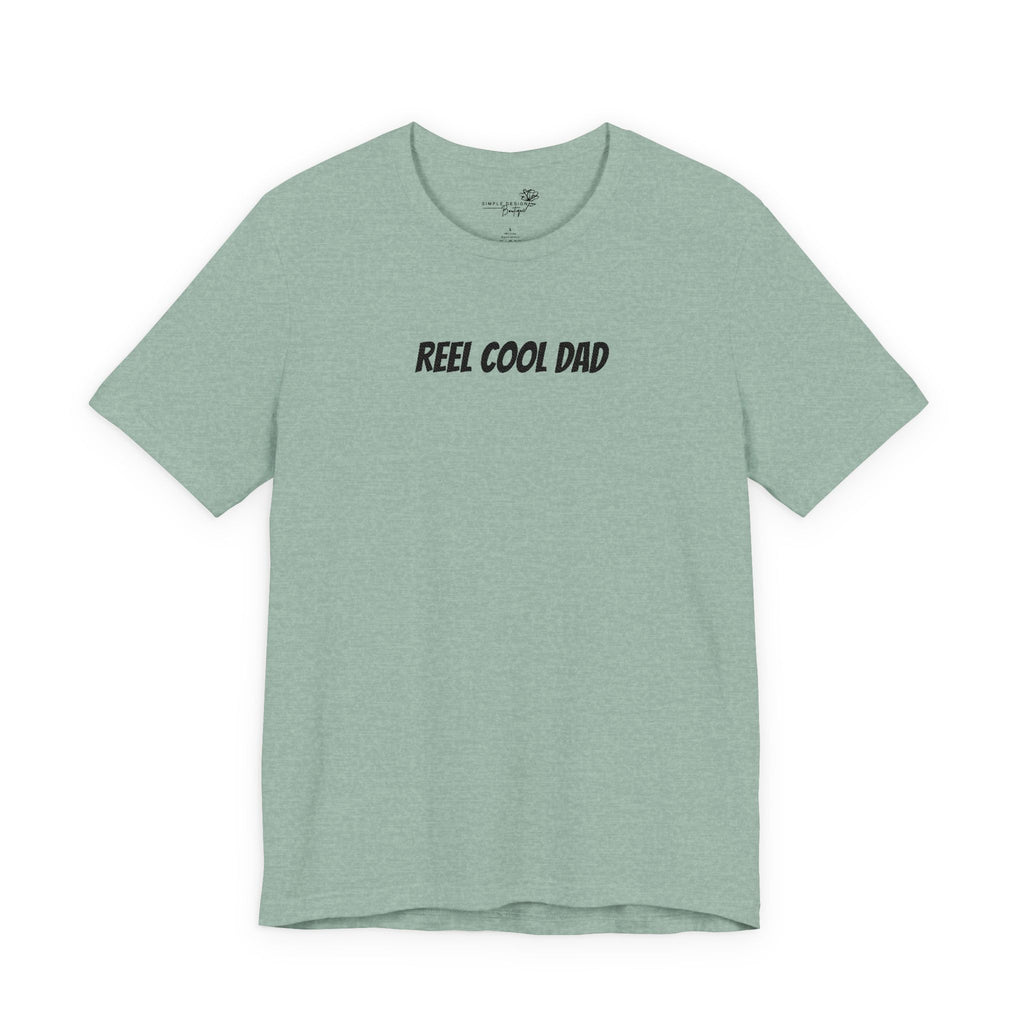 Reel Cool Dad — Embroidered T-Shirt