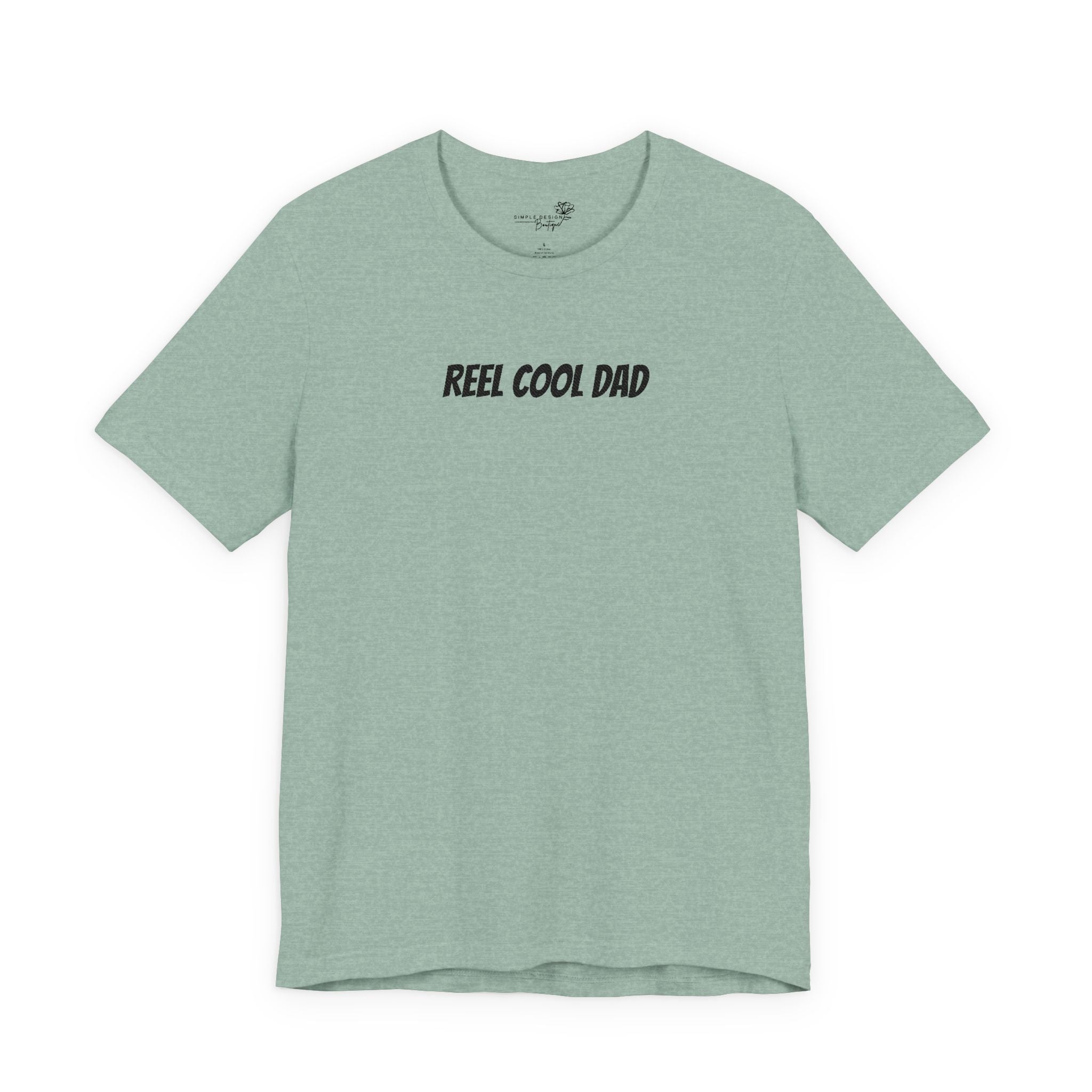 Reel Cool Dad — Embroidered T-Shirt