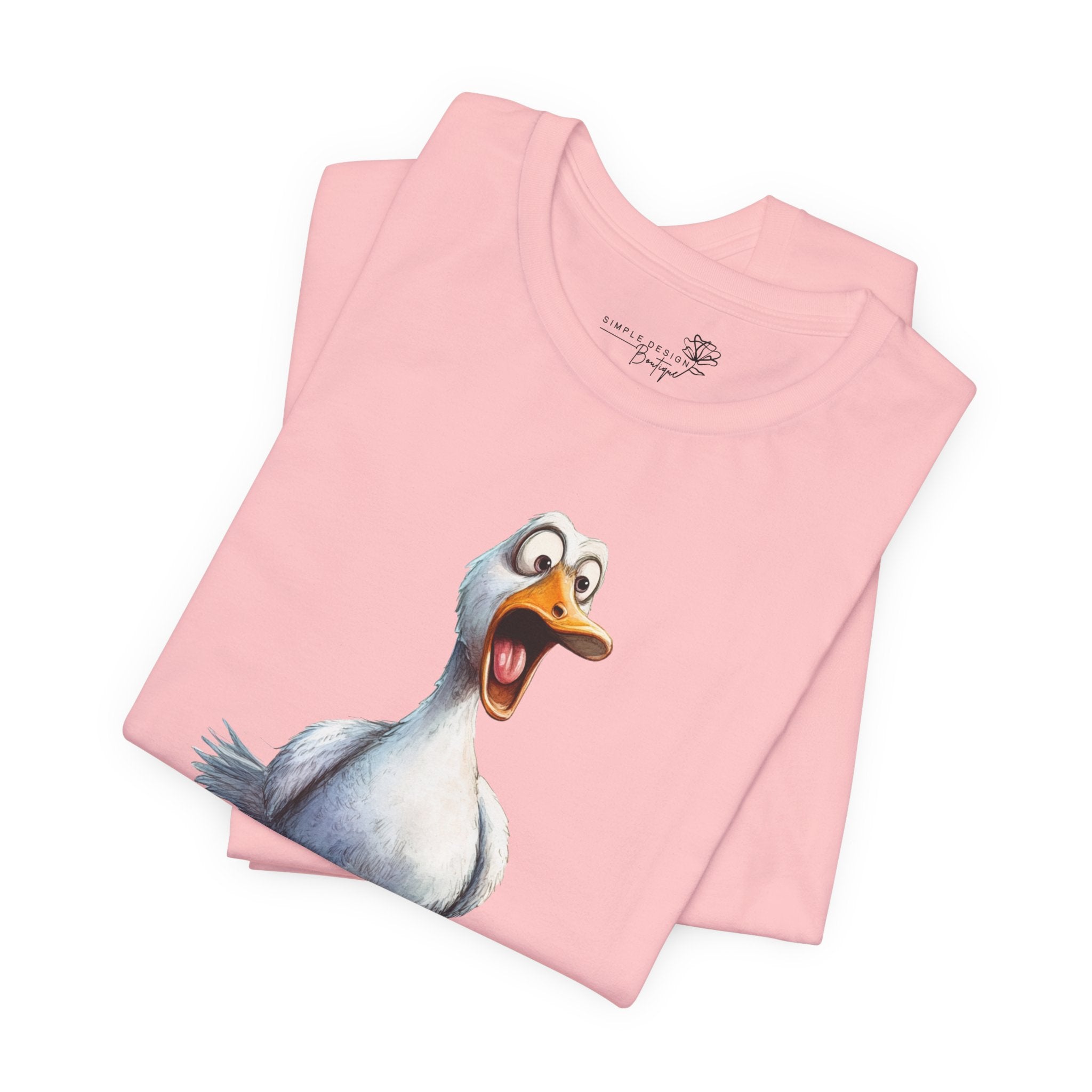 Oh No You Didn't! Surprised Duck Unisex T-Shirt - Print