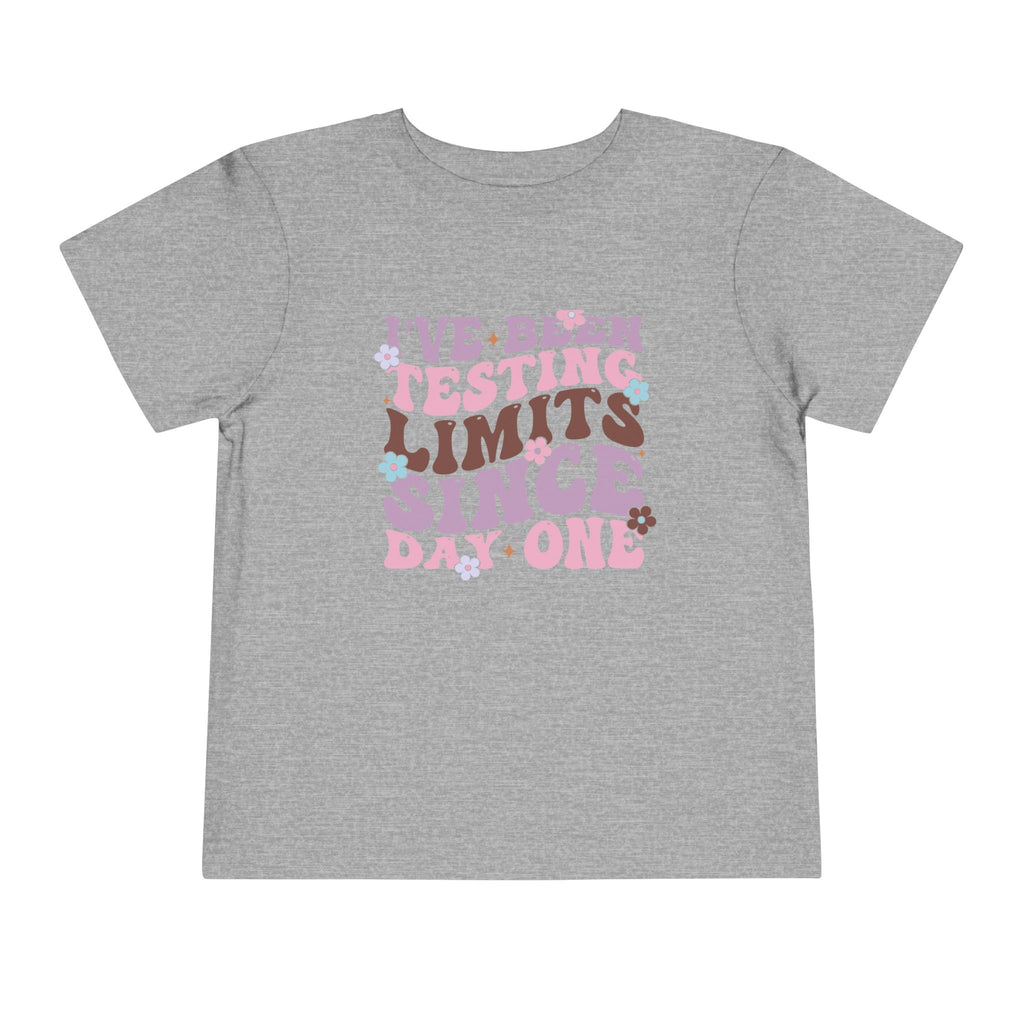 I've Been Testing Limits Since Birth — Funny Toddler Graphic Tee