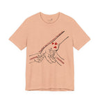 How Many Hands? Together We Can Conquer the World — Personalized Holding Hands T-Shirt