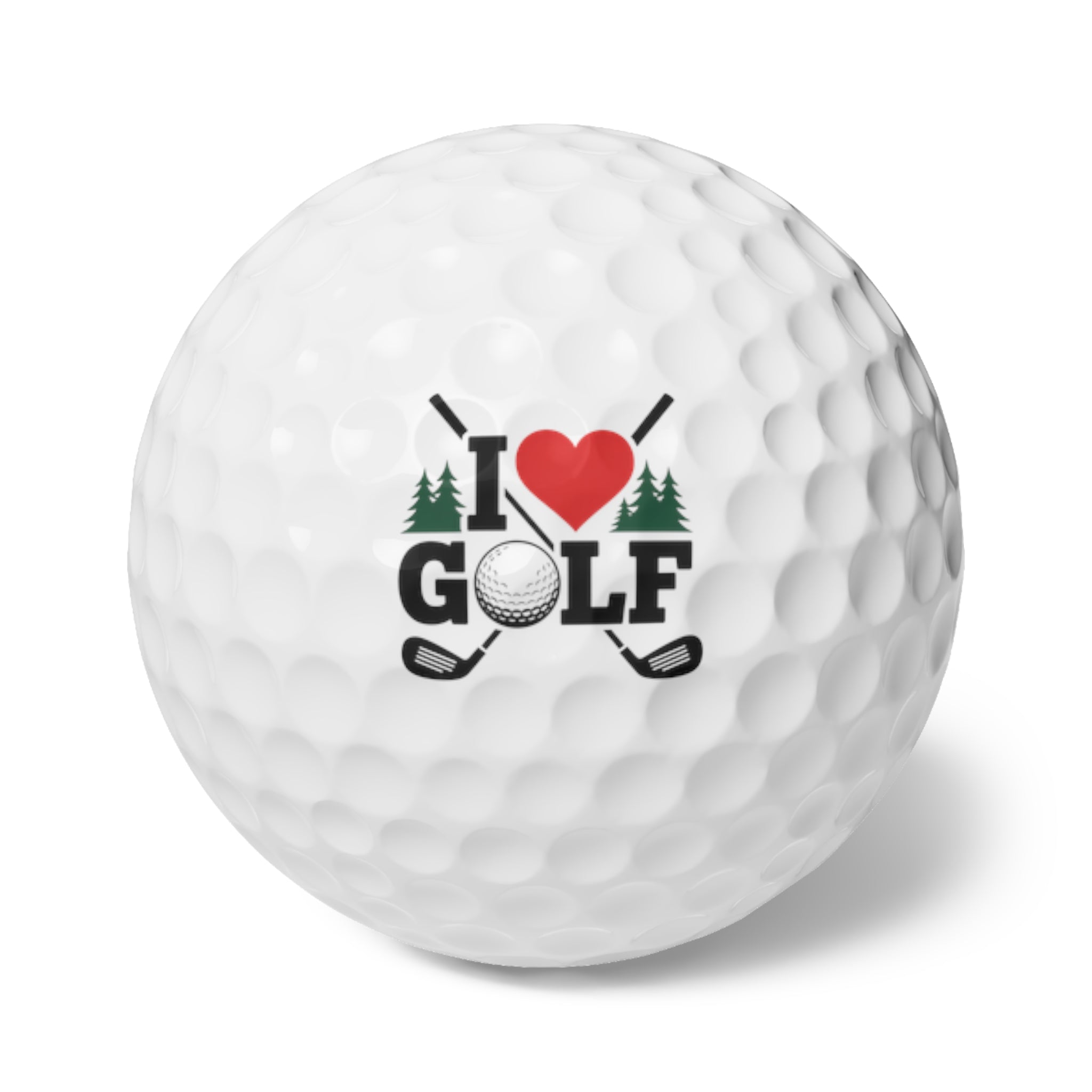 Personalized Golf Balls — Upload Your Photo or Keep Design | 6-Pack