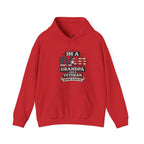 Men's Hoodie — "I'm a Dad, Grandpa & Veteran. Nothing Scares Me."