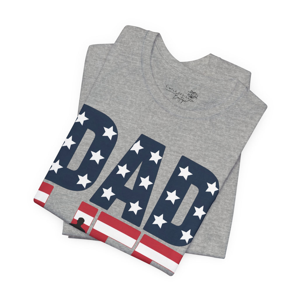Dad Life T-Shirt — American Flag Patriotic Father’s Day Tee