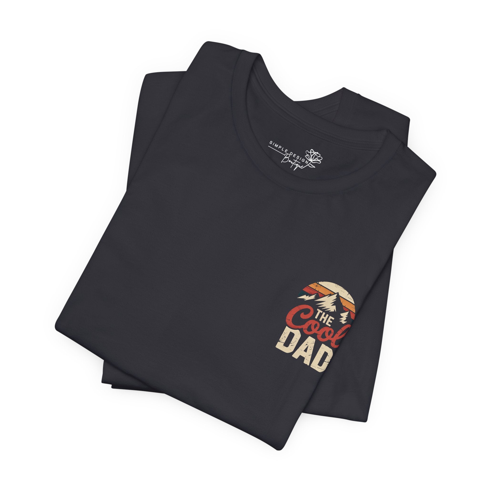 The Cool Dad — Left Chest Print T-Shirt