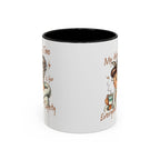 Coffee Mug — "My Alone Time Is for Everyone's Safety" Retro Woman Accent Mug