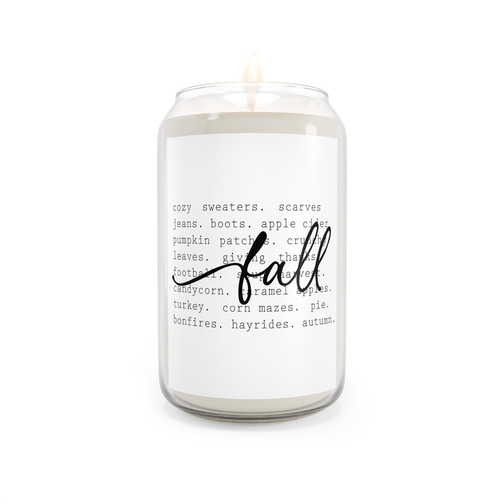 Fall Soy Candle 13.75oz — Cozy Autumn Scented Candle