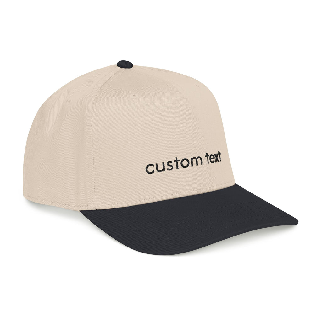 Custom Embroidered Mid-Profile Baseball Cap — Personalized Hat