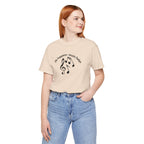 Music Therapy Tee — "life happens • music helps" Short Sleeve Shirt