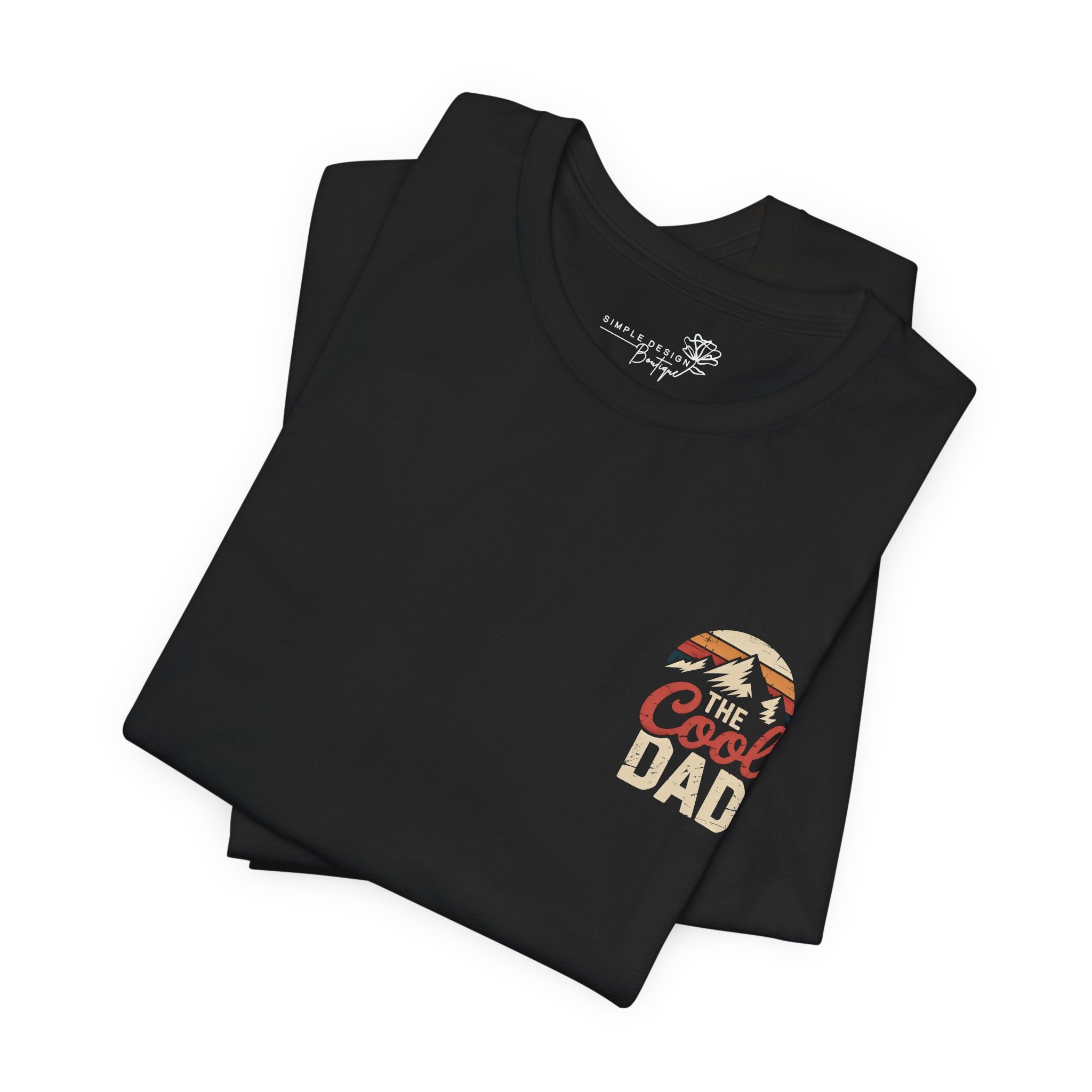 The Cool Dad — Left Chest Print T-Shirt