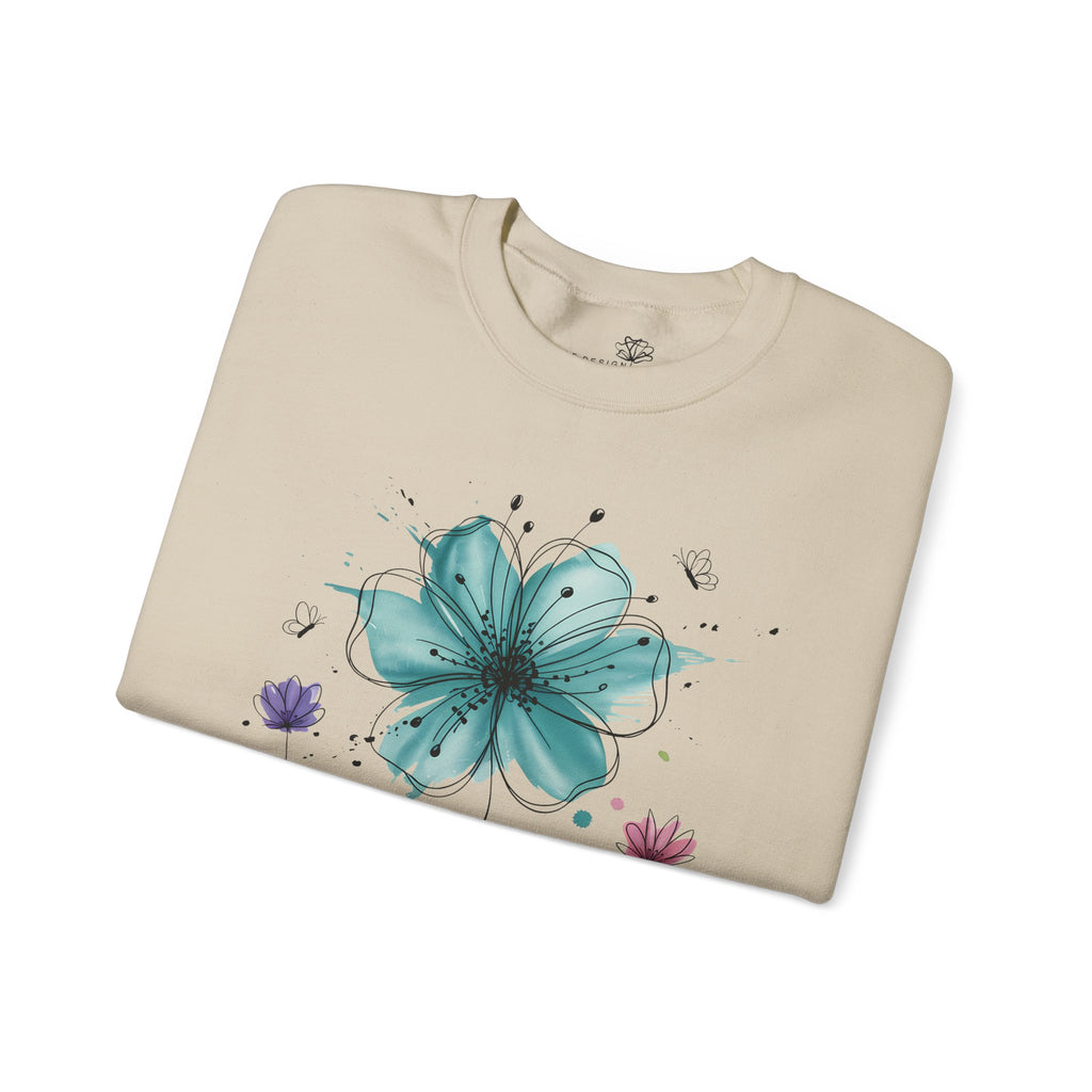 "Mama" Boho Flower Crewneck Sweatshirt — Mother's Day Gift