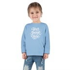 Toddler Long Sleeve Tee — Custom Image & Optional Text