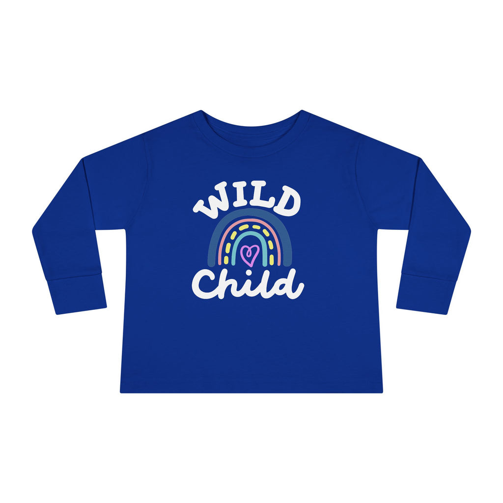 Wild Child — Toddler Long Sleeve Tee for Boys & Girls