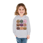 Toddler Halloween Pumpkin Hoodie — Colorful Patterned Jack-O’-Lanterns