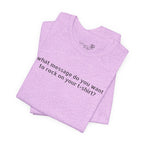 Custom Text T-Shirt — Personalized Unisex Tee