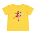 Little Ballerina — Girls Watercolor Toddler T-Shirt