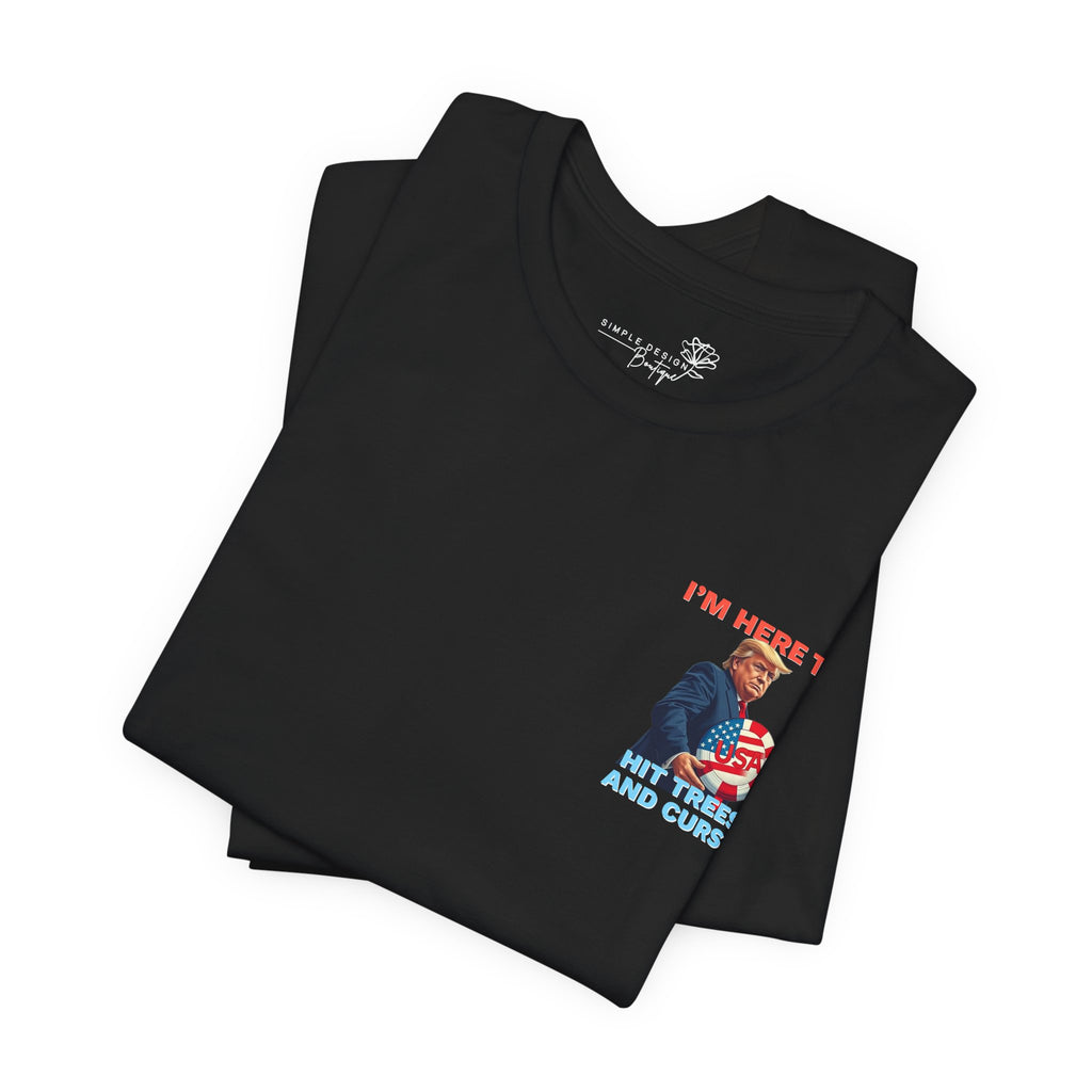Trump Golf T-Shirt — Funny Political Golf Tee
