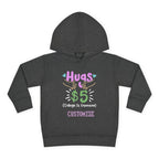 Toddler Hoodie — "Hugs $5 (College Is Expensive)" Cute Customizable Pullover
