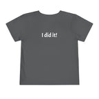 Little Miss Kindergarten Grad. FRONT & BACK — Toddler Graduation Tee