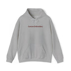 EMBROIDERED Custom Text (Light Colors/Shades) Unisex Hoodies