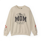 Mom Sweatshirt — Personalized Kids' Names on the Sleeve