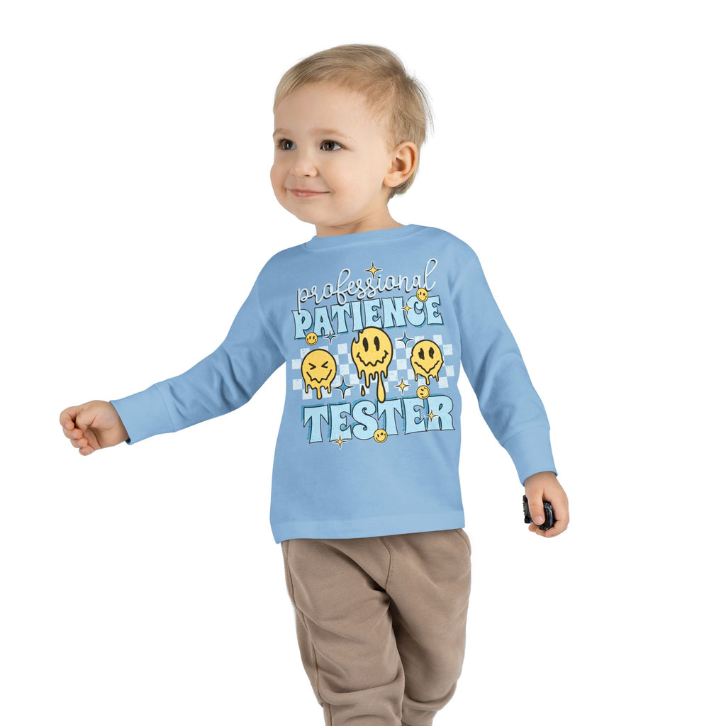 Professional Patience Tester Toddler Long Sleeve Tee