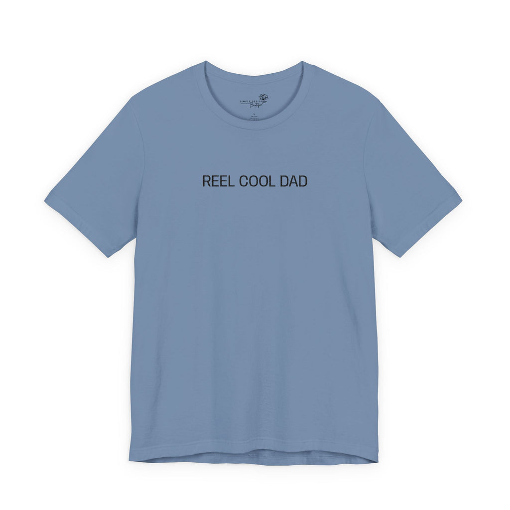 Reel Cool Dad — Embroidered T-Shirt