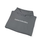 EMBROIDERED Custom Text (Dark Colors/Shades) Cozy Unisex Hoodies