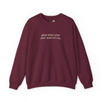 Custom Text Crewneck Sweatshirt — Say It Your Way