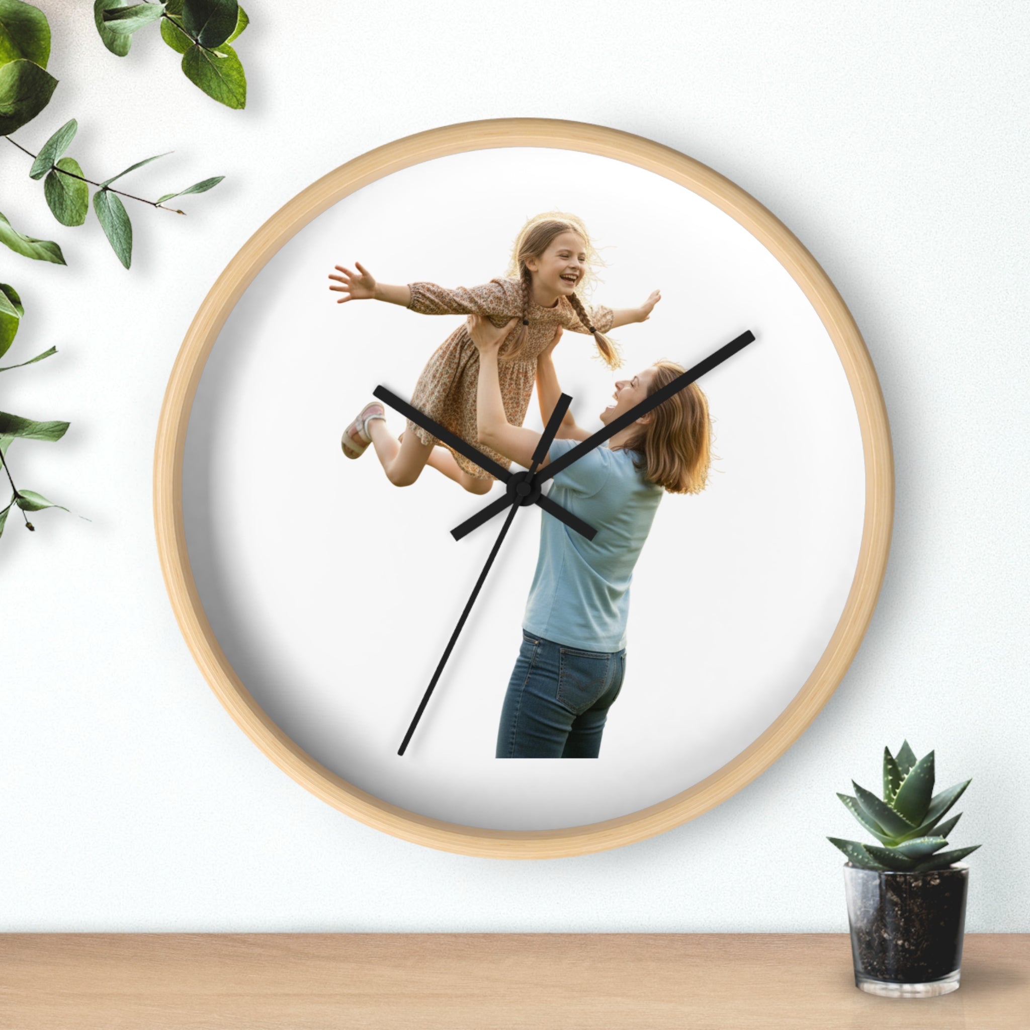 Wall Clock — Personalized Photo Family Clock