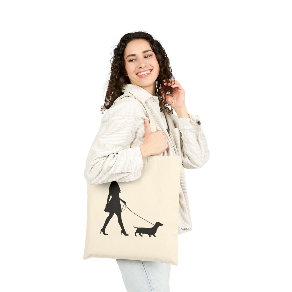 woman with dog