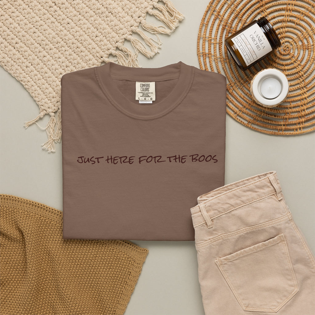 I Am Just Here For The Boos Comfort Colors Unisex  T-shirt